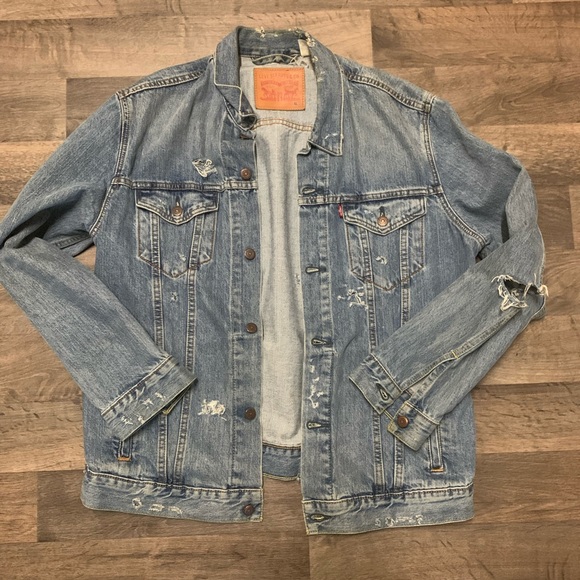 Levi’s distressed denim jacket